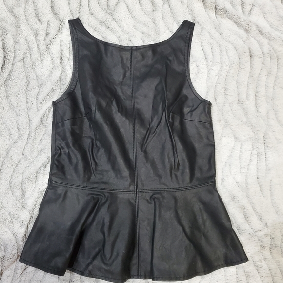 ZARA BLACK PEPLUM TOP - Picture 2 of 4